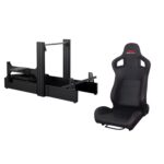Кокпит ARTcockpit PLUS 40160 (чёрный каркас + сиденье AD02, замша)
