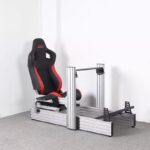 Кокпит ARTcockpit PLUS 40160 (серебристый каркас + сиденье AD02, кожа, красно-чёрное)