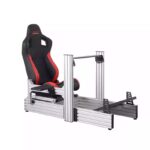 Кокпит ARTcockpit PLUS 40160 (белый каркас + сиденье AD02, кожа, красно-чёрное)