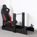 Кокпит ARTcockpit PLUS 40160 (чёрный каркас + сиденье AD02, кожа, красно-чёрное)