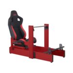 Кокпит ARTcockpit PLUS 40160 (красный каркас + сиденье AD02, кожа, красно-чёрное)